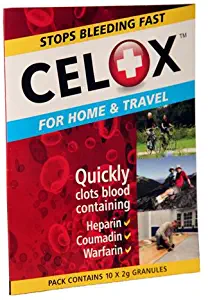 CELOX First Aid Temporary Traumatic Wound Treatment 2g, 10-Pack