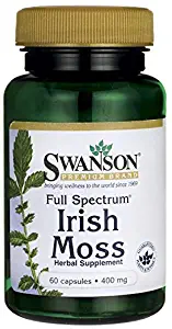 Swanson Full Spectrum Irish Moss 400 Milligrams 60 Capsules