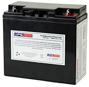 EnerSys Genesis NP18-12B - 12 Volt 18 Amp Hour Sealed Lead Acid Replacement Battery w/Nut-Bolt Connector