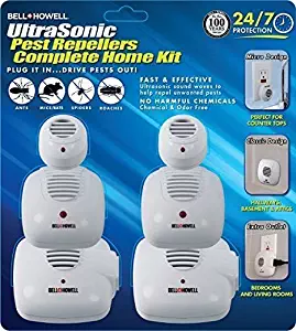 Bell & Howell Multi Ultrasonic Pest Repeller Complete Home Kit