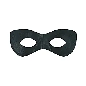 Amscan Super Hero Mask, Party Accessory, Black