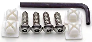 Cruiser Accessories 81230 Locking Fasteners, Domestic-Stainless