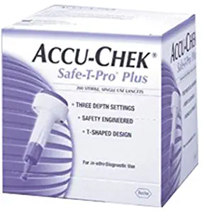Accu Chek Safe-T Pro+ Blood Lancets, 200 Count