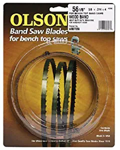 Olson Saw WB55359DB 6 Teeth Per Inch Band Saw Blade, 59.5 X 0.25 Inch