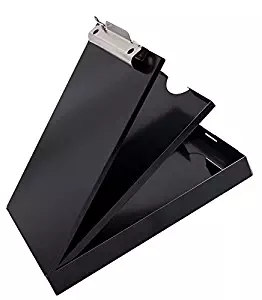 Saunders 21117 Recycled Aluminum Cruiser Mate Storage Clipboard – Form Holder with Dual Tray Storage with Self-Locking Latch. Office Supplies