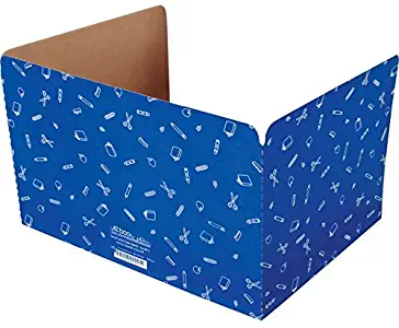 Really Good Stuff Privacy Shields for Student’s Desks – Keeps Their Eyes on Their Own Test/Assignments (Matte (12 Shields), Blue)