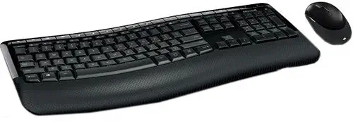Microsoft Wireless Comfort Desktop 5050 Black with Mouse (PP4-00001)