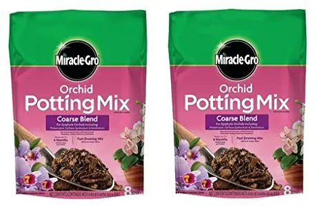 Miracle-Gro Orchid Potting Mix, 8-Quart (Currently Ships to Select Northeastern & Midwestern States) (2 Pack)
