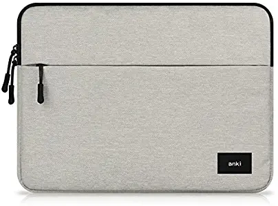 11 inch Canvas Laptop Sleeve Case for 11.6” Lenovo IdeaPad 130s, 120s | Flex 11 | Lenovo 300e 500e Chromebook, 11.6”Asus VivoBook| Asus Chromebook C202SA | C223NA, XIDU PhilBook (Grey)