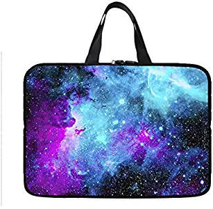 11.6-12 Inch Chromebook Laptop Neoprene Sleeve Case Bag Handle Compatible with HP ProBook x360 11.6"/Dell Chromebook 11-5190/Lenovo Chromebook C330 C340 300e/Acer SP111-33(Galaxy Blue Space)