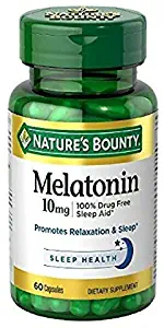 Nature's Bounty Melatonin 10mg Capsules 60 ea (Pack of 4)