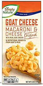 Simply Nature Non-GMO Macaroni & Cheese Made with Real Goat Cheese - 1 Box (6 oz.)