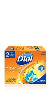 Dial Soap Bar 3.2 oz Bars 2pk of 2 (4 Bars Total) Marula Oil Bundle