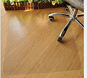 Azadx Computer Chair Mat for Hard Floors, PVC Transparent Protector for Hard Surfaces, Home Office Chair Mats for Hardwood Floor (36 x 48'' Rectangle)