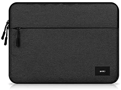 11 inch Canvas Laptop Sleeve Case for 11.6” Lenovo IdeaPad 130s, 120s | Flex 11 | Lenovo 300e 500e Chromebook, 11.6”Asus VivoBook| Asus Chromebook C202SA | C223NA, XIDU PhilBook (Black)
