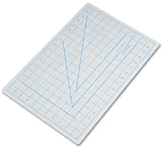 X-Acto X7761 Self-healing cutting mat, nonslip bottom, 1 grid, 12-Inch by 18-Inch board with 11-Inch by 17-Inch measuring surface, gray