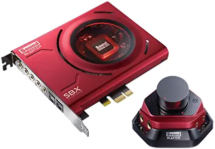 Creative Sound Blaster Zx PCIe Gaming Sound Card with High Performance Headphone Amp and Desktop Audio Control Module