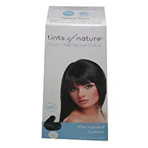 Tints of Nature Organic 1N Natural Black Permanent Hair Hair Colour 130ml by Tints Of Nature