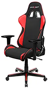 DXRacer FH11/NR Black and Red Formula Series Racing Bucket Seat Office Chair Gaming Ergonomic with Lumbar Support