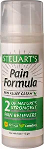 Steuart's Pain Relief Cream | Natural Pain Management | Arthritis Pain Relief | Muscle Pain | Back Pain | Joint Pain | Natural Pain Cream | Free Shipping
