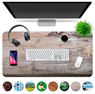 Multipurpose Office Desk Pad and Computer Desk Mat - Waterproof Office Desk Mat and Desk Blotter Pad - Home Office Accessories (Small (31.5