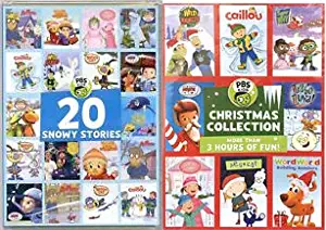The Ultimate PBS Kids Cartoon Christmas Holiday/ Snowy Stories Pack: 20 Snowy Stories & The Christmas Collection DVD Pack Nature Cat Caillou Daniel Tiger Arthur Wild Kratts