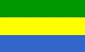 Gabon Flag 3ftx5ft Polyester