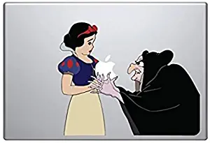 Snow White and Witch Wicked Holding Apple MacBook Pro Vinyl Decal Sticker Apple For 13 inch