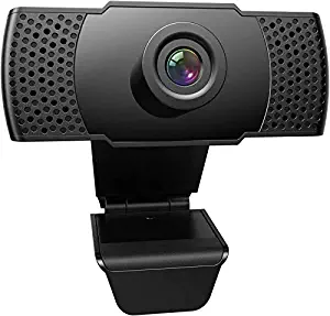 1080P Webcam with Microphone, FRIEET HD Streaming Web Camera, Plug and Play, Wide Angle USB Camera Compatible with PC Computer Laptop Mac Zoom Skype Meeting FaceTime Video Calling Conferencing Games
