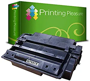 Printing Pleasure Compatible Q7551X 51X Toner Cartridge for HP Laserjet P3005 P3005D P3005DN P3005DTN P3005N P3005X M3027 M3027X M3027XS M3035 M3035X M3035XS MFP - Black, High Yield
