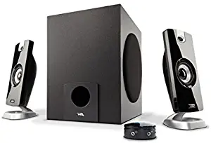 Cyber Acoustics 18W Computer Speakers with Subwoofer the Perfect 2.1 Multimedia PC and laptop Speaker System with control pod (CA-3080)