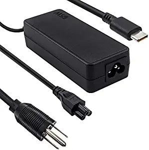 Mackertop 65W USB C Charger Adapter Compatible with Lenovo Thinkpad T470, T480, T570, T580, P51s, P52s, E485, E580, E585, L480, L580; Yoga C930 S730 720 730 910 920 13" (with 3 Prong Power Cord)