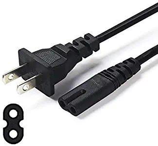 Printer Power Cord Cable Replacement for HP OfficeJet Pro 4630 3830 6600 4650 8600 4655 6978 6968 8610 8620 8625 8630 8710 8720 Envy 5055 4520 4500 5530 5660 7640 4510 4511 4520 5535 5540 Deskjet 3755