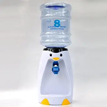 YOFIT 2.5 Liters Mini Water Dispenser 8 Glasses Water Dispenser Penguin Style