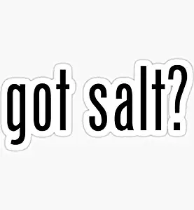 Supernatural - Got Salt? - Sticker Graphic - Auto, Wall, Laptop, Cell, Truck Sticker for Windows, Cars, Trucks