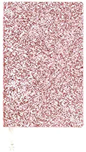 Office Depot Brand Glitter Cover Journal, 5" x 8", College Ruled, 192 Pages (96 Sheets), Pink