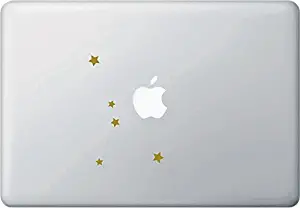 Yadda-Yadda Design Co. Cancer Zodiac Constellation - Birthday - Astrology - Laptop | MacBook - Vinyl Decal Sticker YYDC (3.5" w x 5" h) (Cancer, Matte Gold)