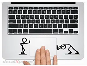 Stick Figure Trackpad- Decal Sticker for MacBook, Air, Pro All Models