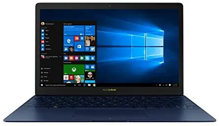 ASUS ZenBook 3 UX390UA 12.5" Ultraportable Laptop Intel Core i7-7500U KabyLake 16GB RAM 512GB PCIe SSD with Fingerprint Sensor and Harman Kardon Audio, Blue