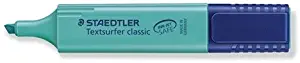 Staedtler Textsurfer Classic 364 Highlighter - Turquoise, Pack of 10