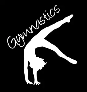 Chase Grace Studio Gymnastics Gymnast Sports Vinyl Decal Sticker|White|Cars Trucks Vans SUV Laptops Wall Art|5.5