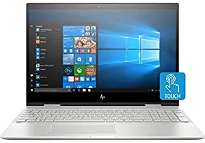 HP Envy x360 15t 2-in-1 Convertible Laptop (Intel i7-8550U, 8GB RAM, 1TB Hard Drive, 15.6” Full HD IPS Touchscreen, Windows 10 Home) Touch Notebook Computer