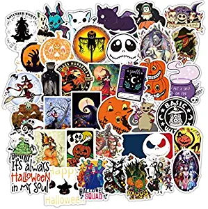2020 Latest Halloween Party Decoration Sticker Horror Sticker Luggage Computer Skateboard Guitar Phone car Vinyl Waterproof Sticker (100PCS)
