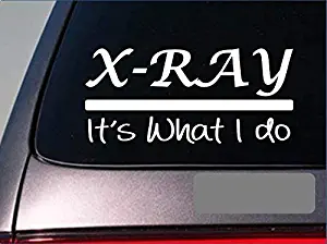 X-Ray Sticker DecalE288 X-Ray Tech Radiology Radiologist Er Hospital Film Vinyl Decal for Cars, Trucks, Laptops