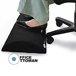 Foot Rest Under Desk Non-Slip Ergonomic Footrest Foam Cushion - Excellent Under Desk Leg Clearance, by Office Ottoman