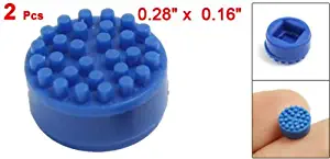 2 Pack Replacement Trackpoint Cap Mouse Point Stick Nipple for HP Laptop (Blue)